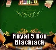 Royal 5 Box Blackjack — game at Bearbrick888